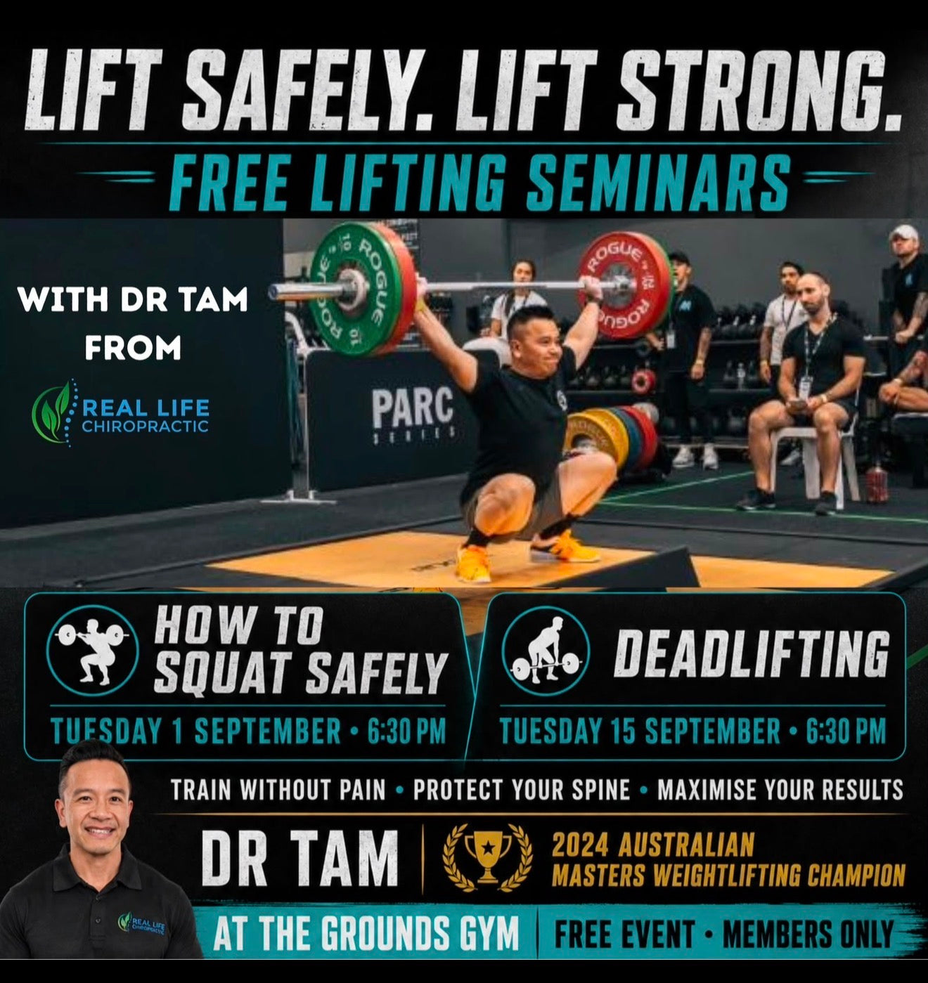 SQUAT SAFELY LIFTING SEMINAR